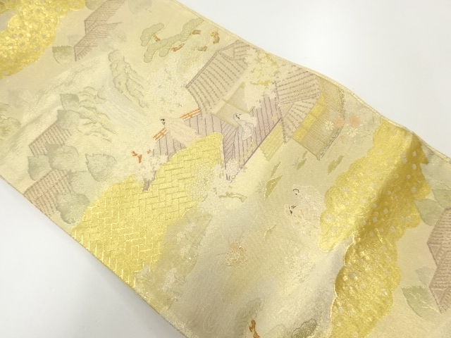 JAPANESE FUKURO OBI / WOVEN PEOPLE IN THE PAST
